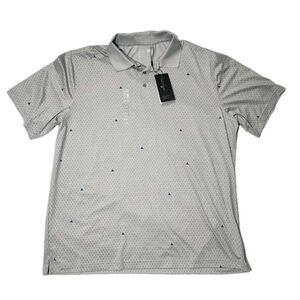 Walter Hagen Shirt Men's XXL Polo Short Sleeve Gray Golf Casual Hydrodry NWT